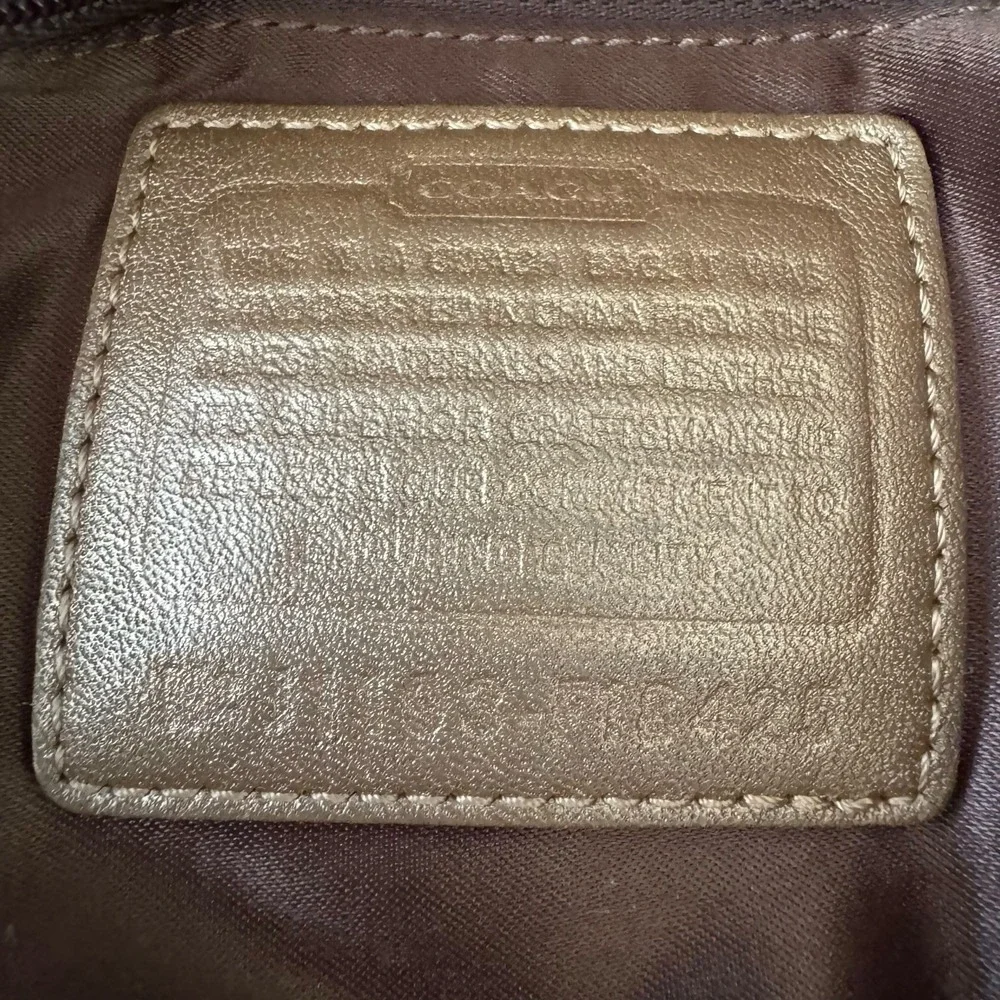 Coach Ashley Satin Leather Convertible Satchel Shoulder Bag - Picture 9 of 9